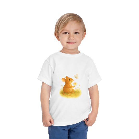 Kurzarm-T-Shirt für Kleinkinder "Mein Flügeltag mit Mimi"