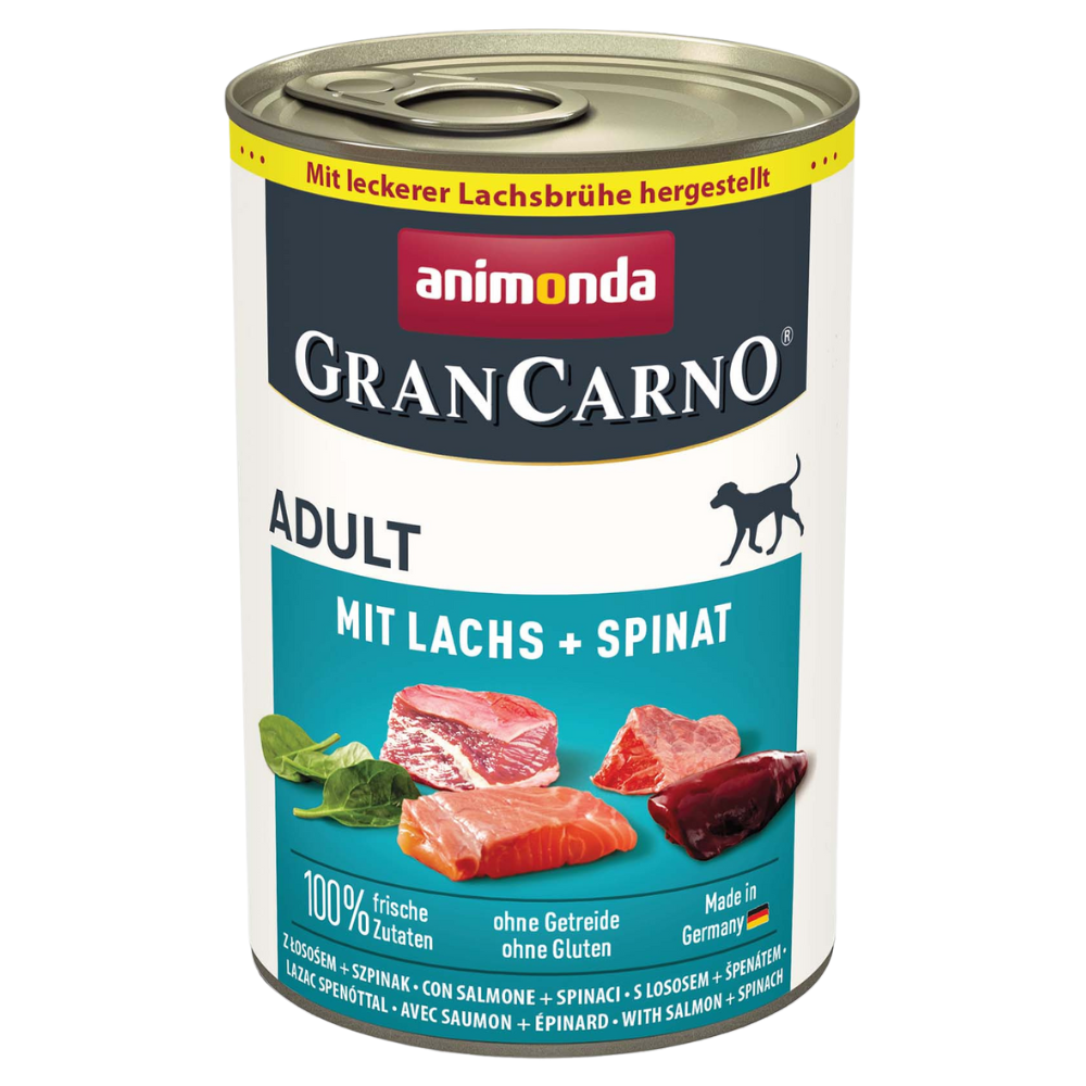 Animonda GranCarno Adult met zalm + spinazie