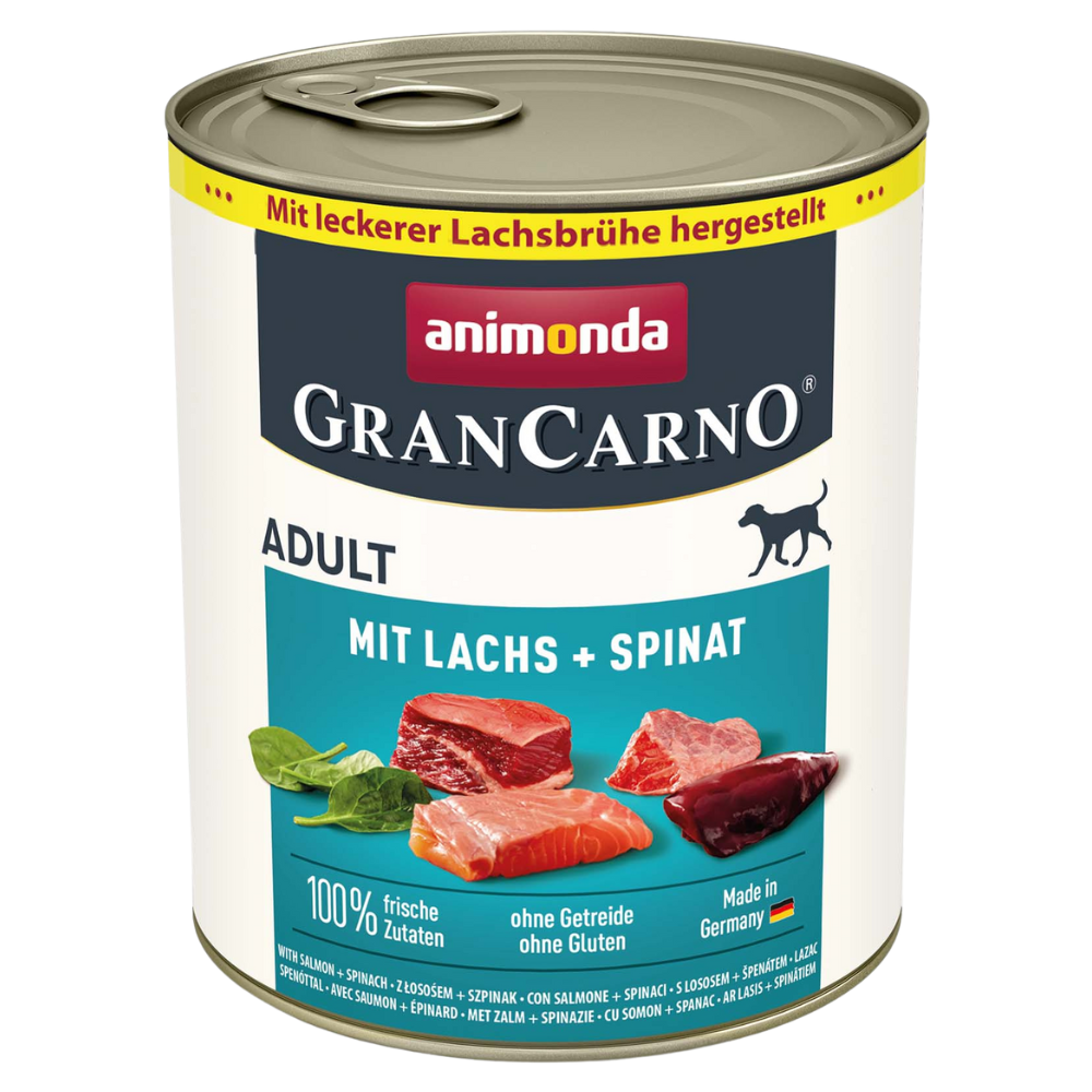 Animonda GranCarno Adult met zalm + spinazie