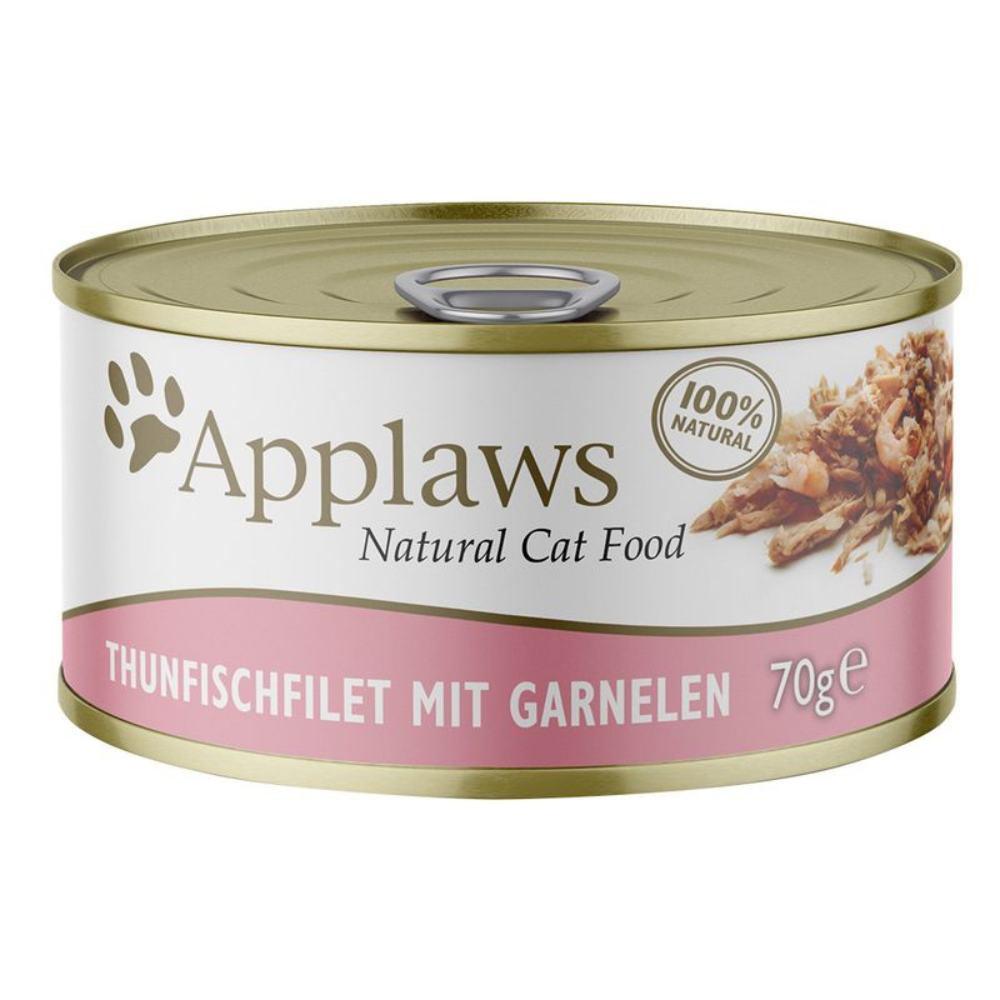 Applaws Cat natvoer tonijnfilet met garnalen