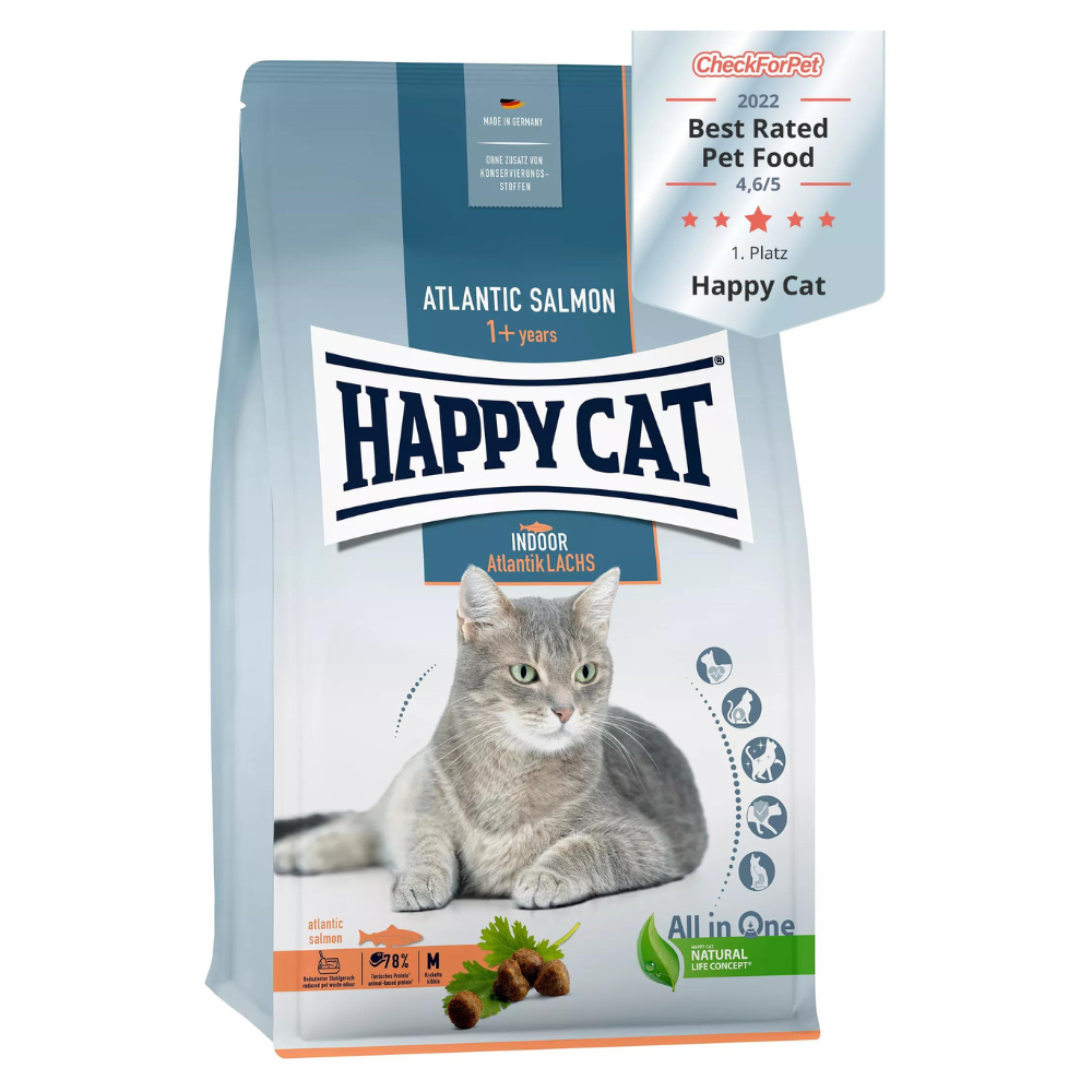 Happy Cat Indoor Volwassen Atlantische Zalm