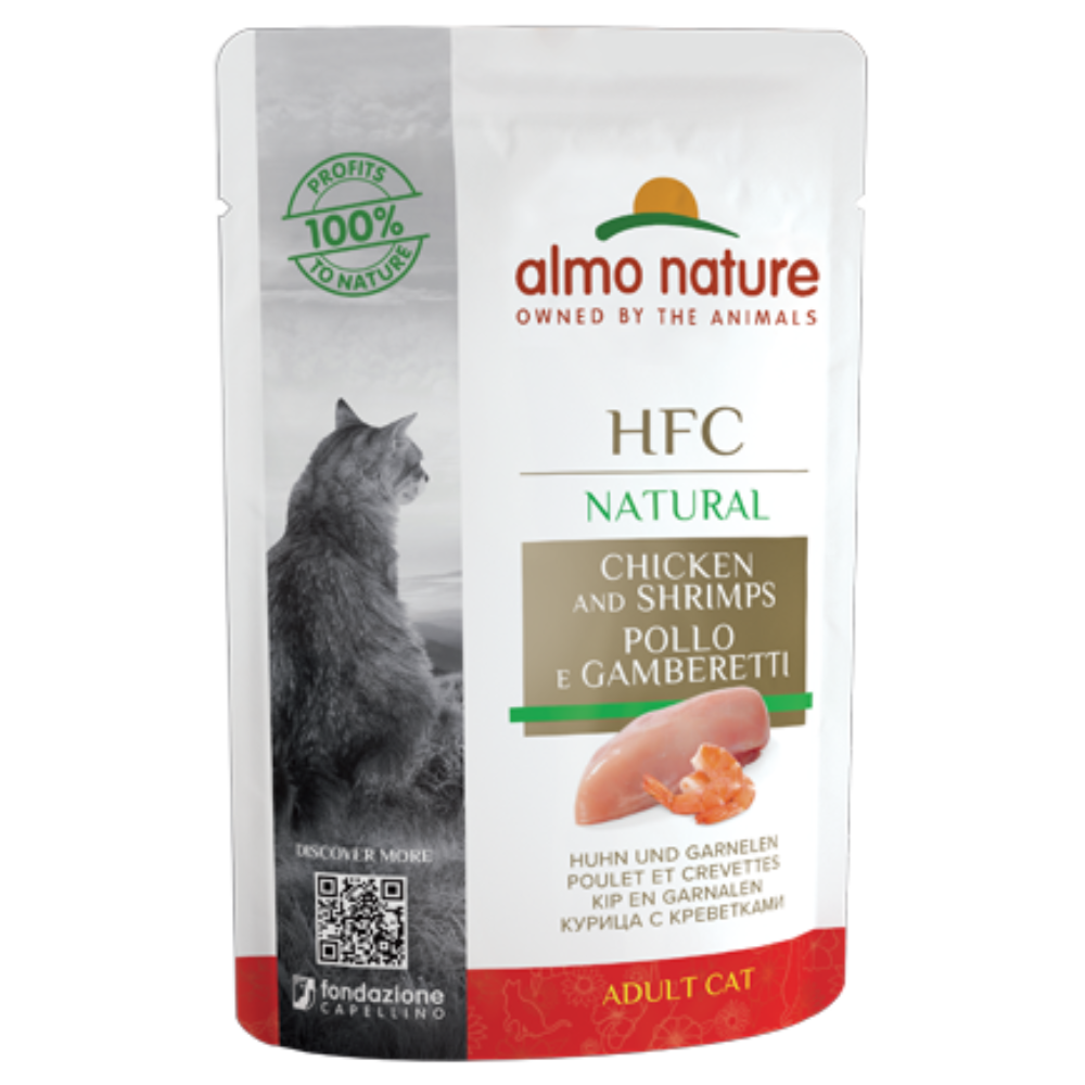 Almo Nature HFC Naturel Kip met garnalen