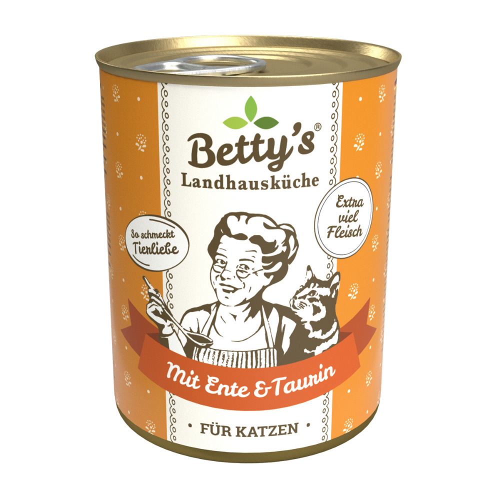 Betty`s Landhausküche Katze mit Ente