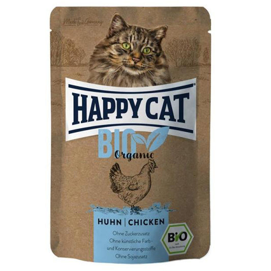 Happy Cat Bio Pouch Huhn 12x85 g - petrado.de