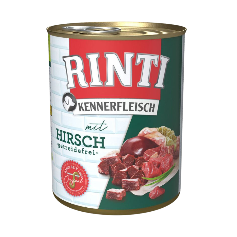 Rinti Dose Kennerfleisch Hirsch