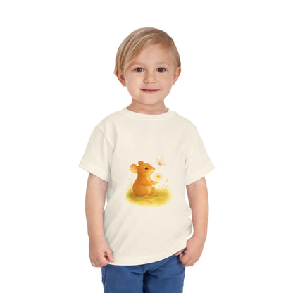 Kurzarm-T-Shirt für Kleinkinder "Mein Flügeltag mit Mimi"