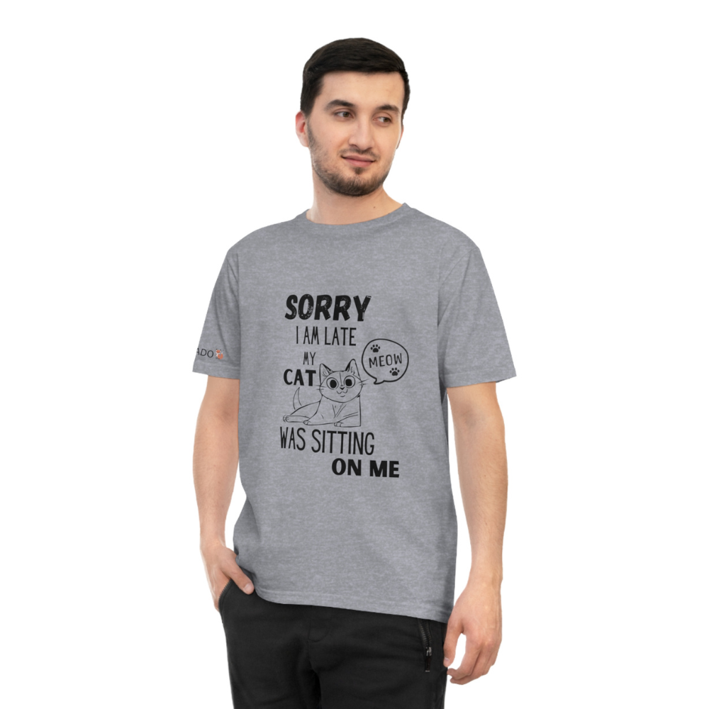 PETRADO Unisex Jersey T-shirt "Katten zitten"