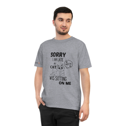 PETRADO Unisex Jersey T-shirt "Katten zitten"