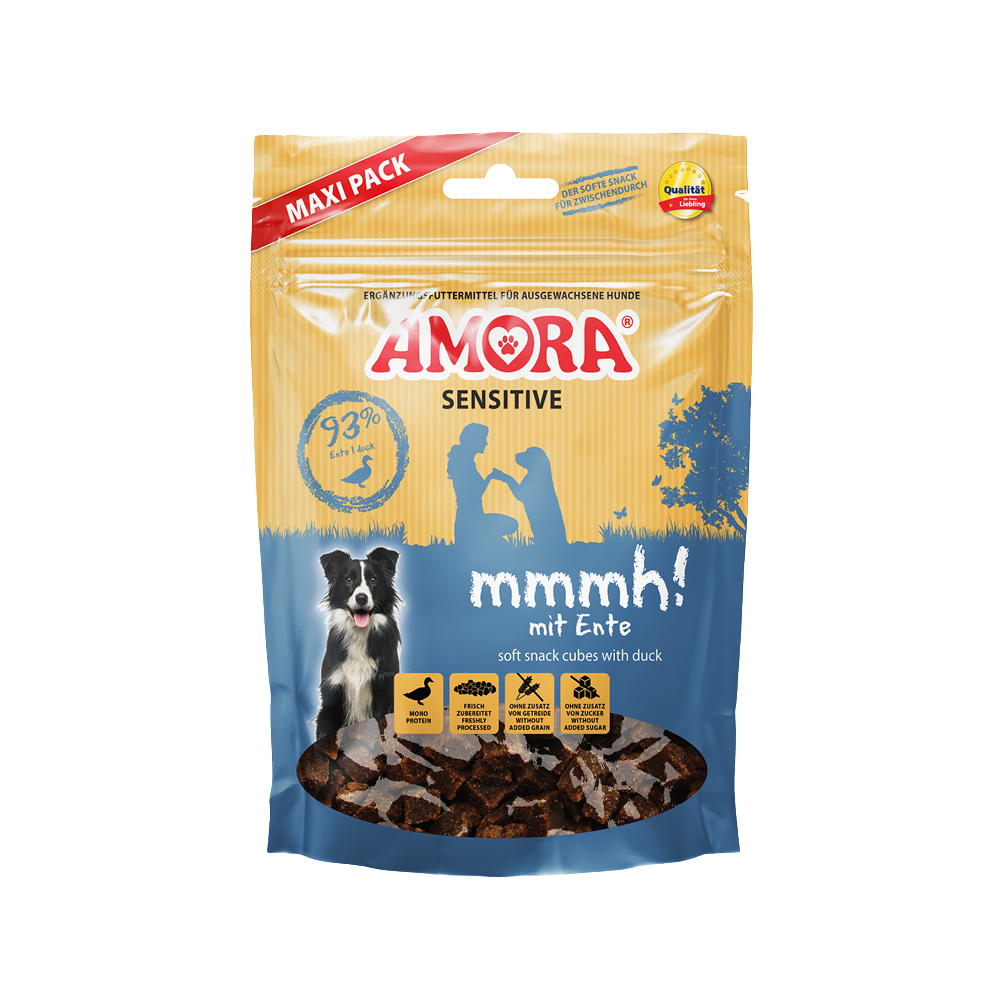 AMORA Dog Snack Sensitive Mmmh! Mit Ente