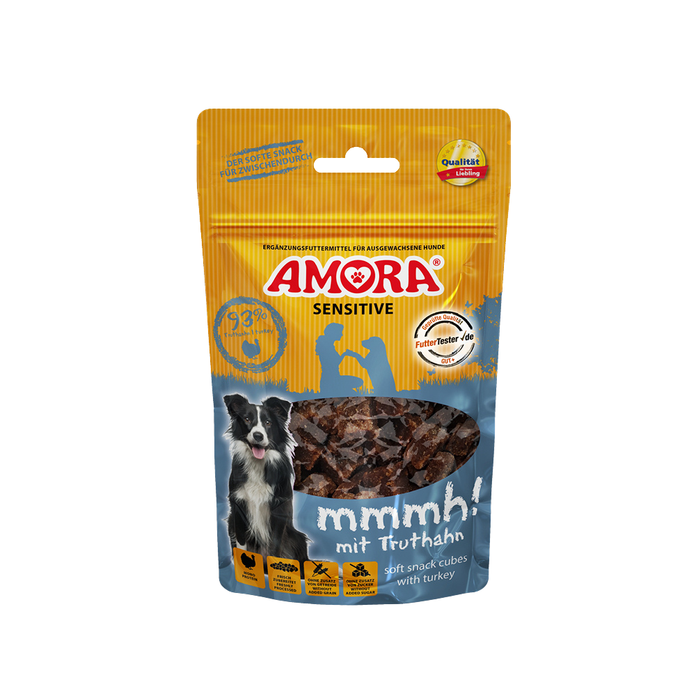 AMORA Hondensnack Gevoelig Mmmh! Met kalkoen