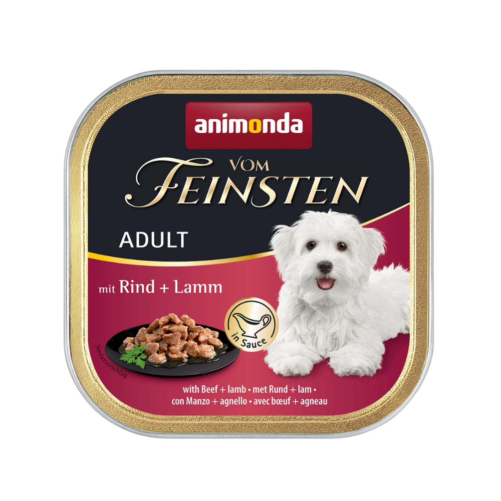 Animonda vom Feinsten Adult mit Rind + Lamm in Sauce