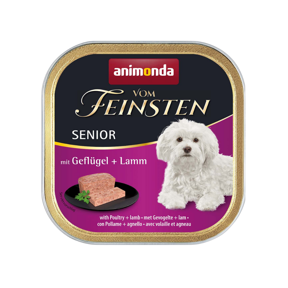 Animonda vom Feinsten Senior mit Geflügel + Lamm