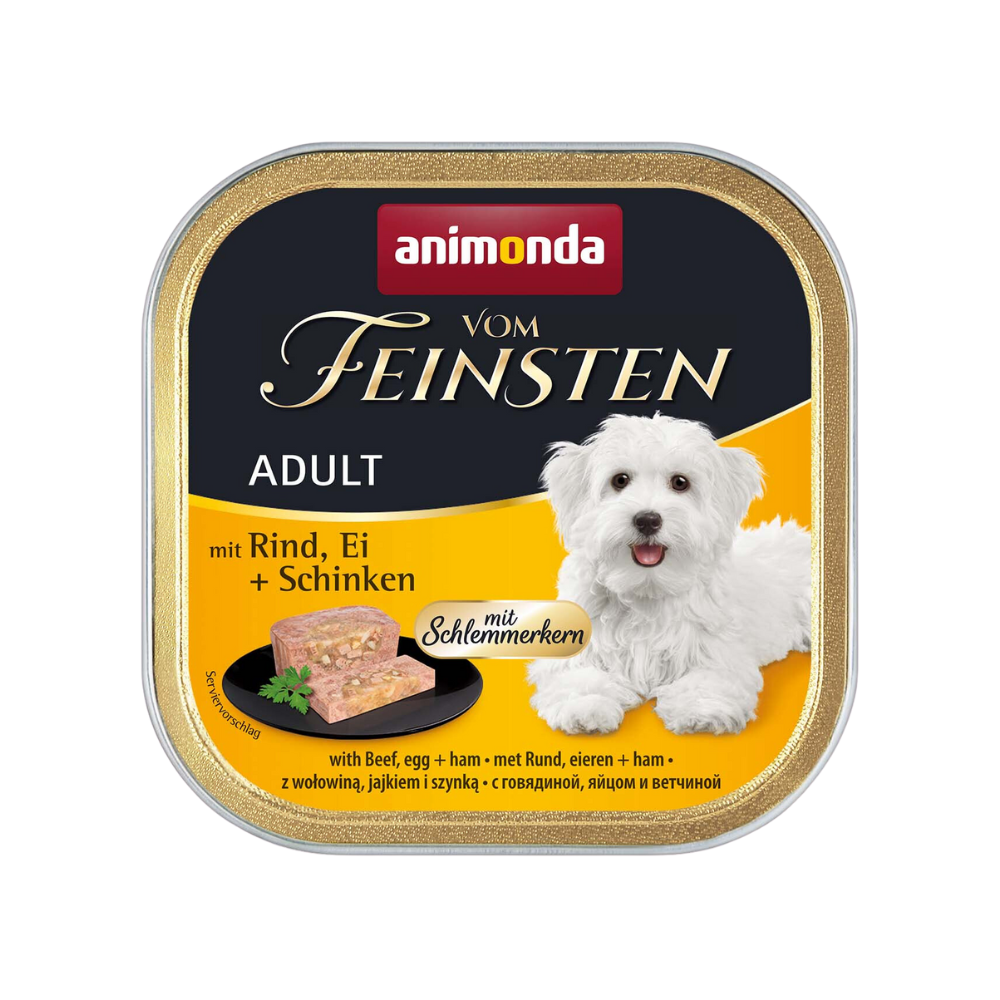 Animonda op zijn best Volwassen gourmetkern met rundvlees, ei + ham
