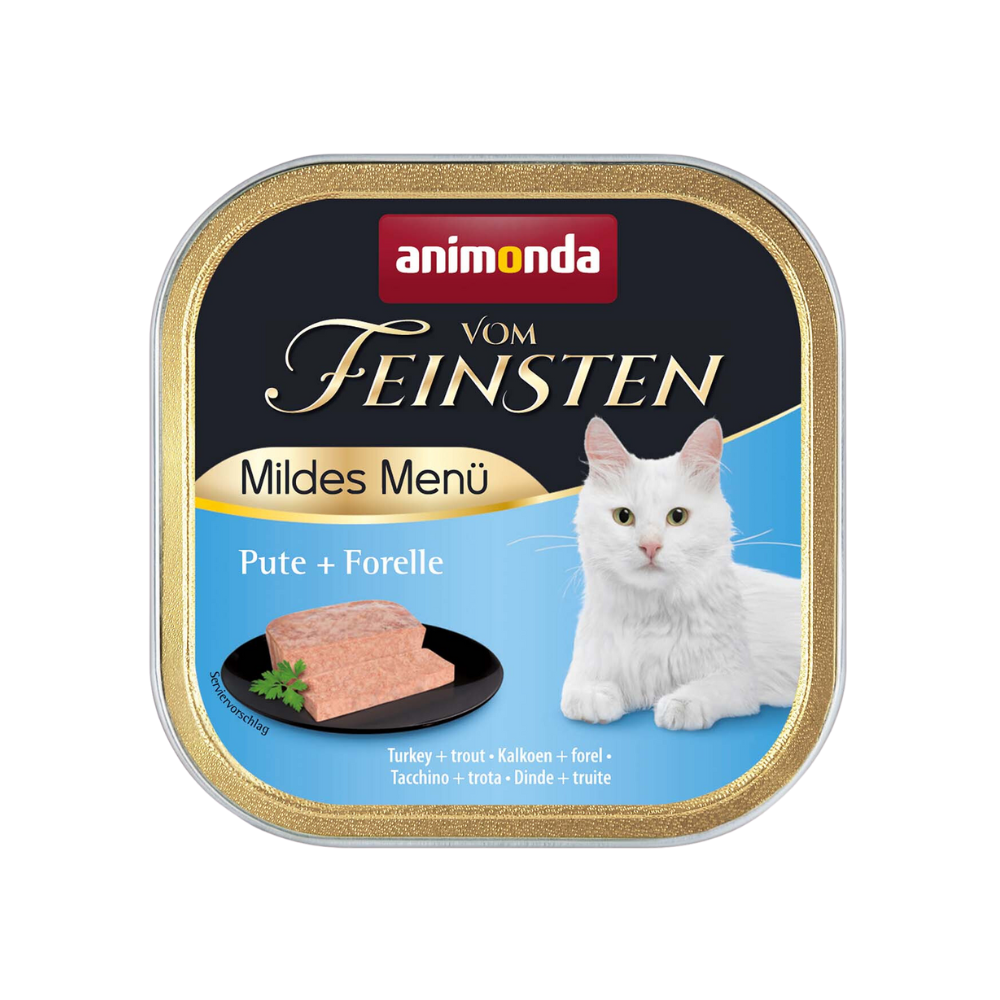 Animonda Vom Feinsten Adult Mild Menu Kalkoen + Forel
