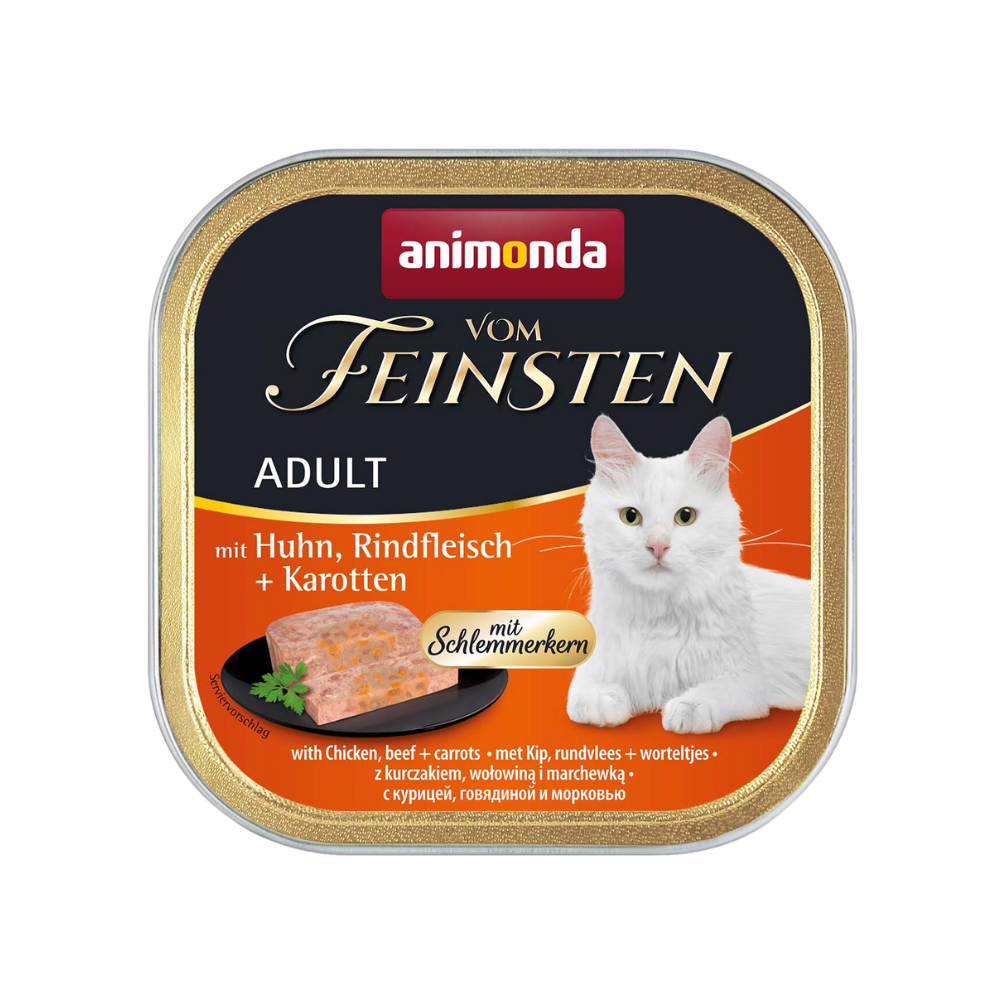 Animonda Vom Feinsten Gastronomische kern voor volwassenen met kip, rundvlees + wortel