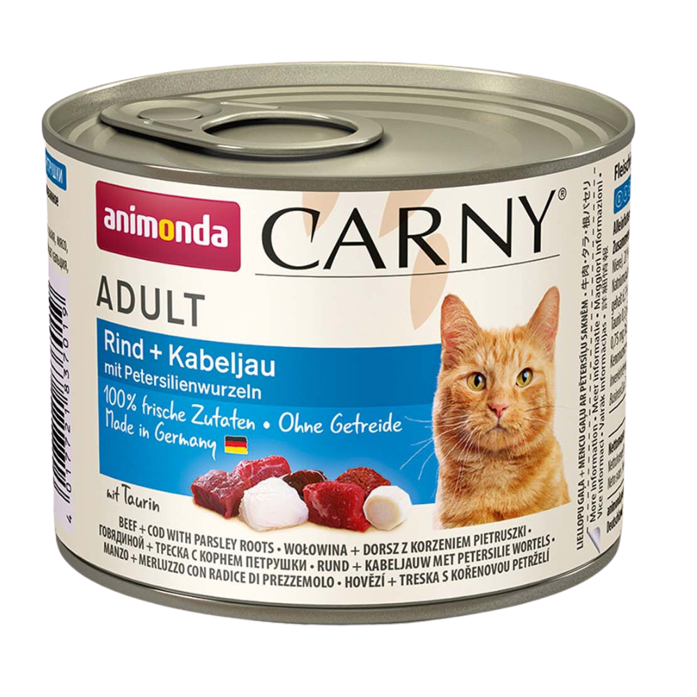 Animonda Carny Adult Rind + Kabeljau mit Petersilienwurzeln