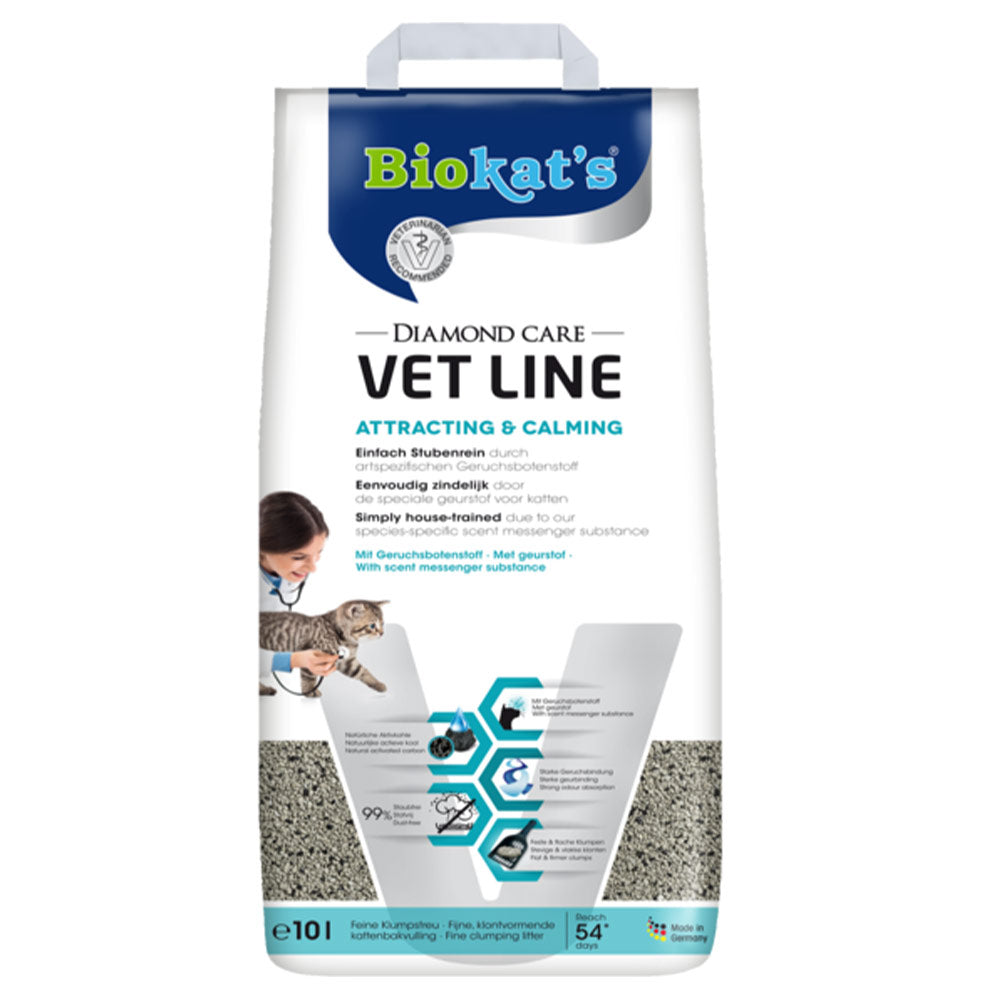 Biokat’s Diamond Care Attracting & Calming 10 Liter - Verpackung Vorderseite - petrado.de