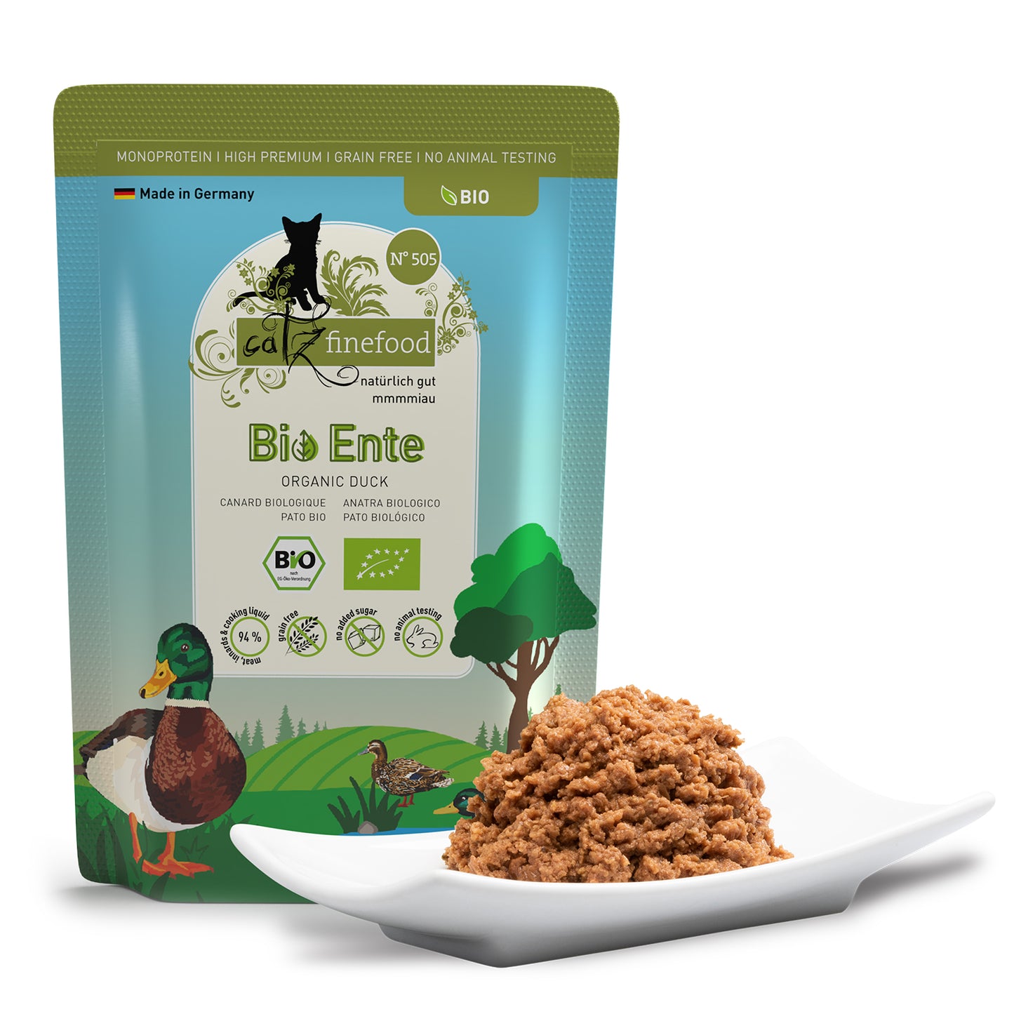 Catz finefood biologisch nr. 505 eend
