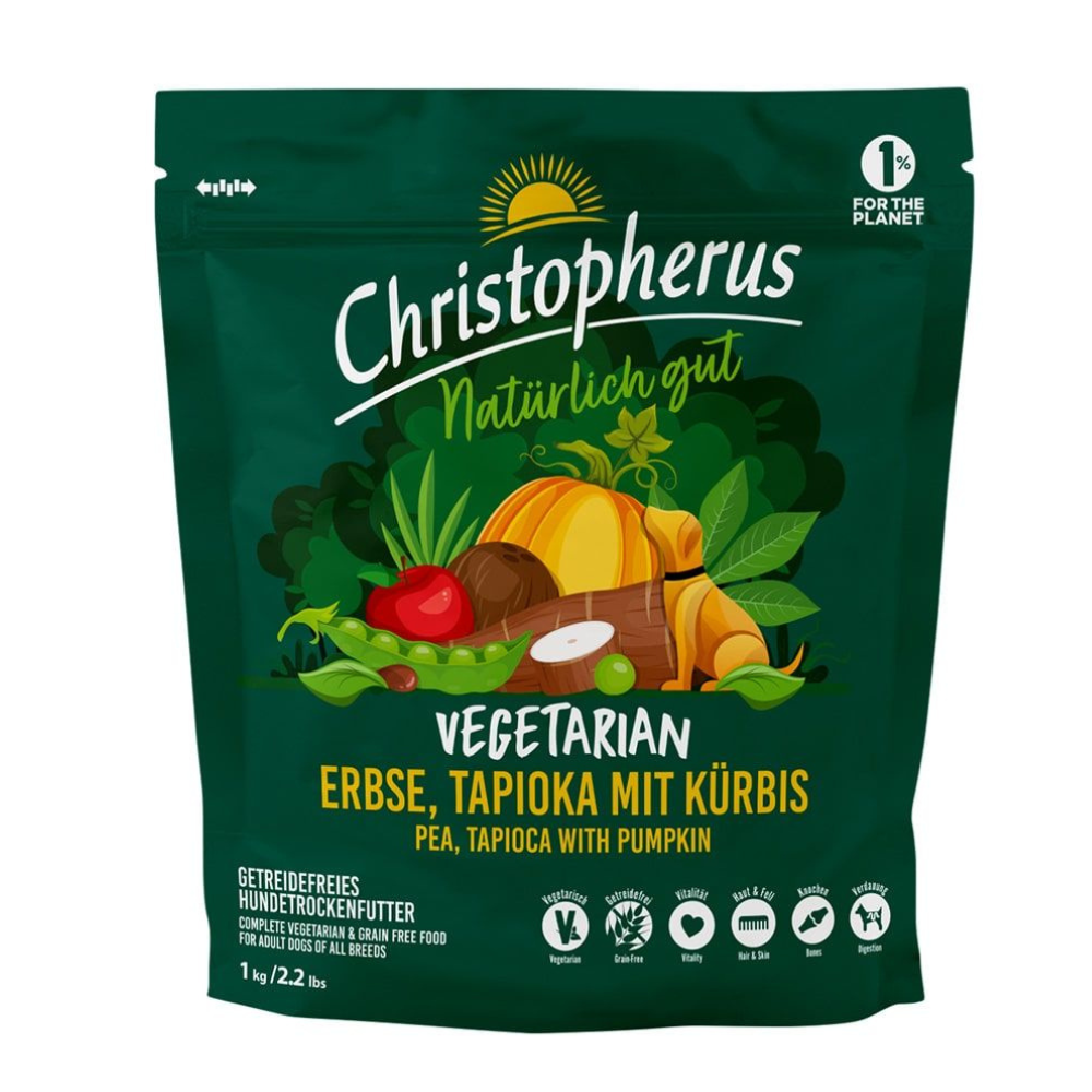Christopherus - Vegetarische erwt, tapioca met pompoen
