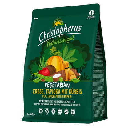 Christopherus - Vegetarische erwt, tapioca met pompoen