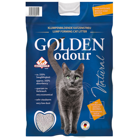 GOLDEN odour – Natural Katzenstreu