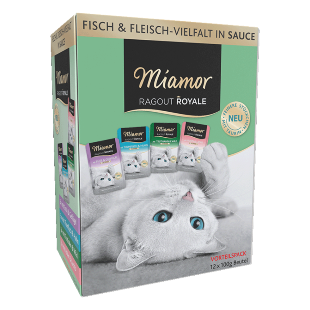 Miamor Ragout Royale 4 Sorten in Sauce Multibox Adult