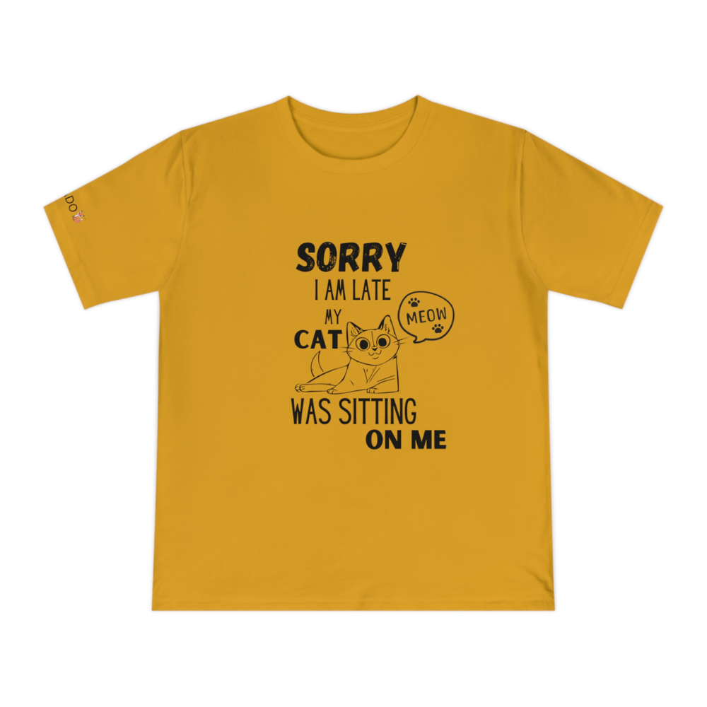 PETRADO Unisex Jersey T-shirt "Katten zitten"