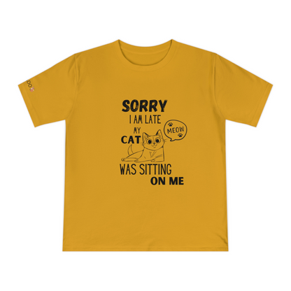 PETRADO Unisex Jersey T-shirt "Katten zitten"