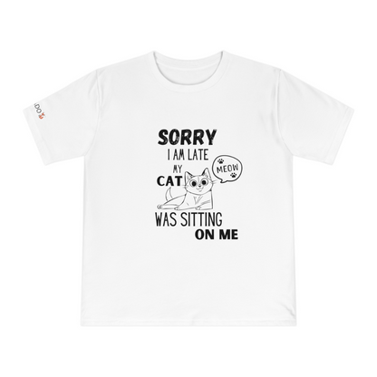 PETRADO Unisex Jersey T-shirt "Katten zitten"