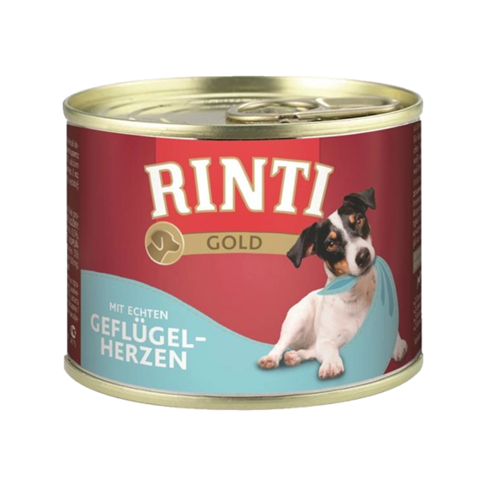Rinti tin goud met gevogeltehartjes