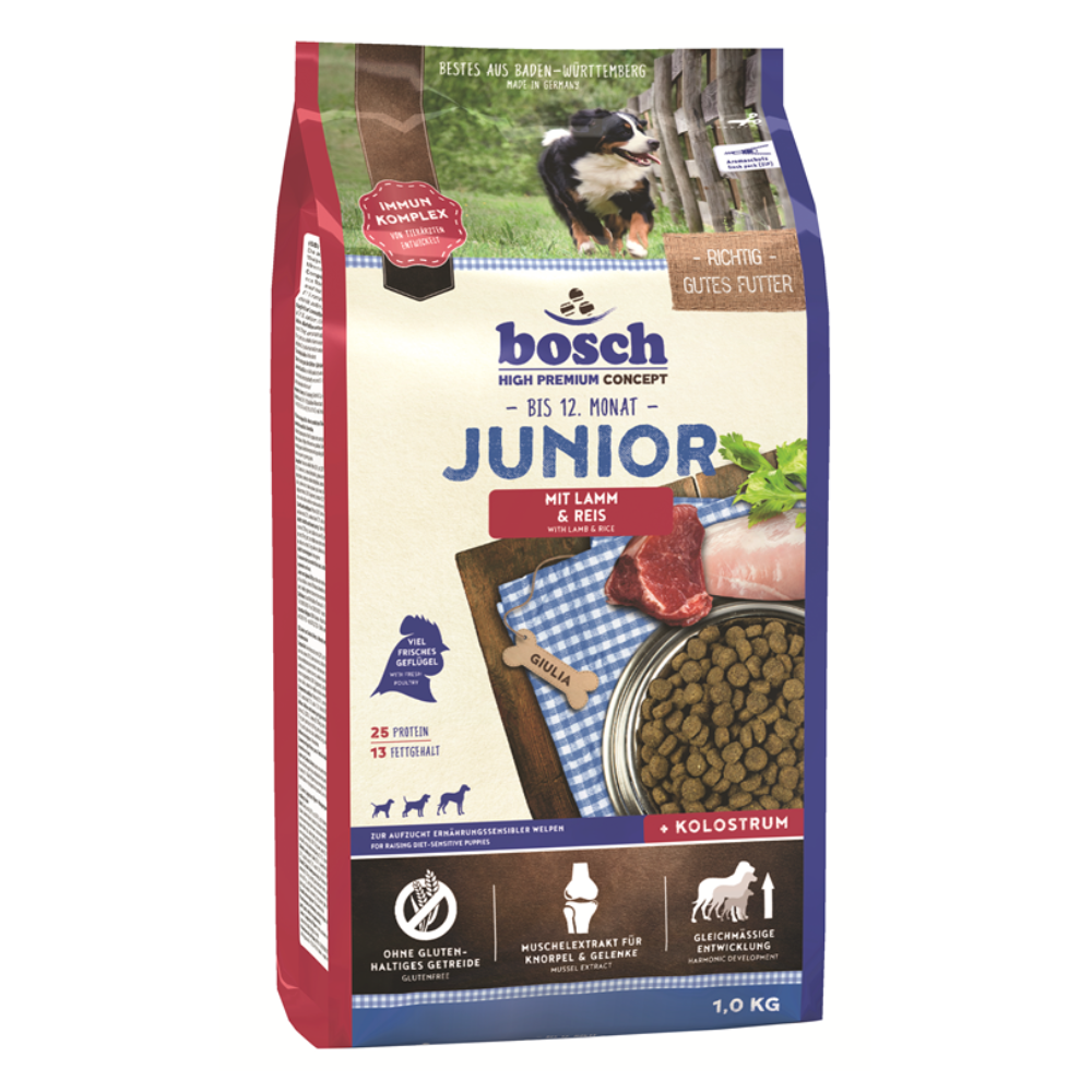 bosch Junior met lamsvlees + rijst