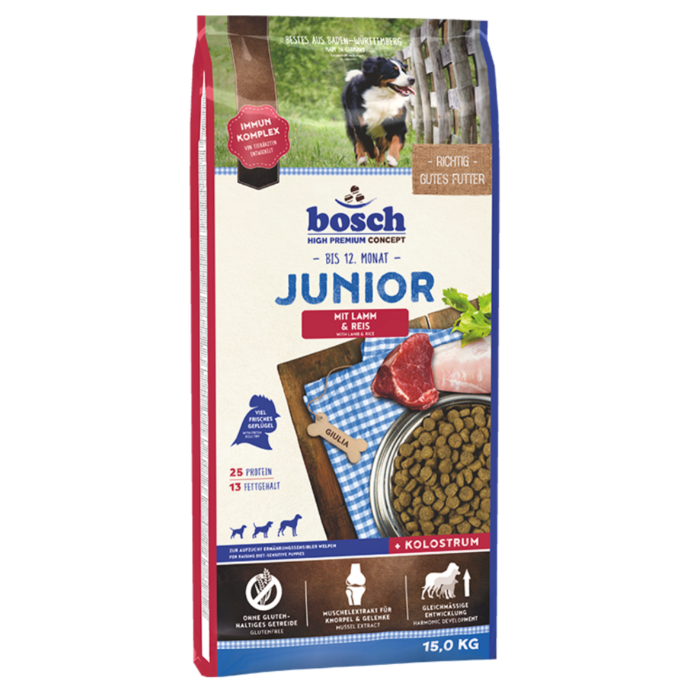 bosch Junior met lamsvlees + rijst