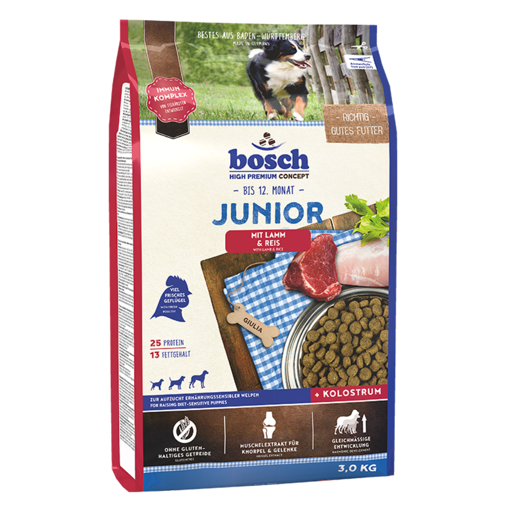 bosch Junior met lamsvlees + rijst