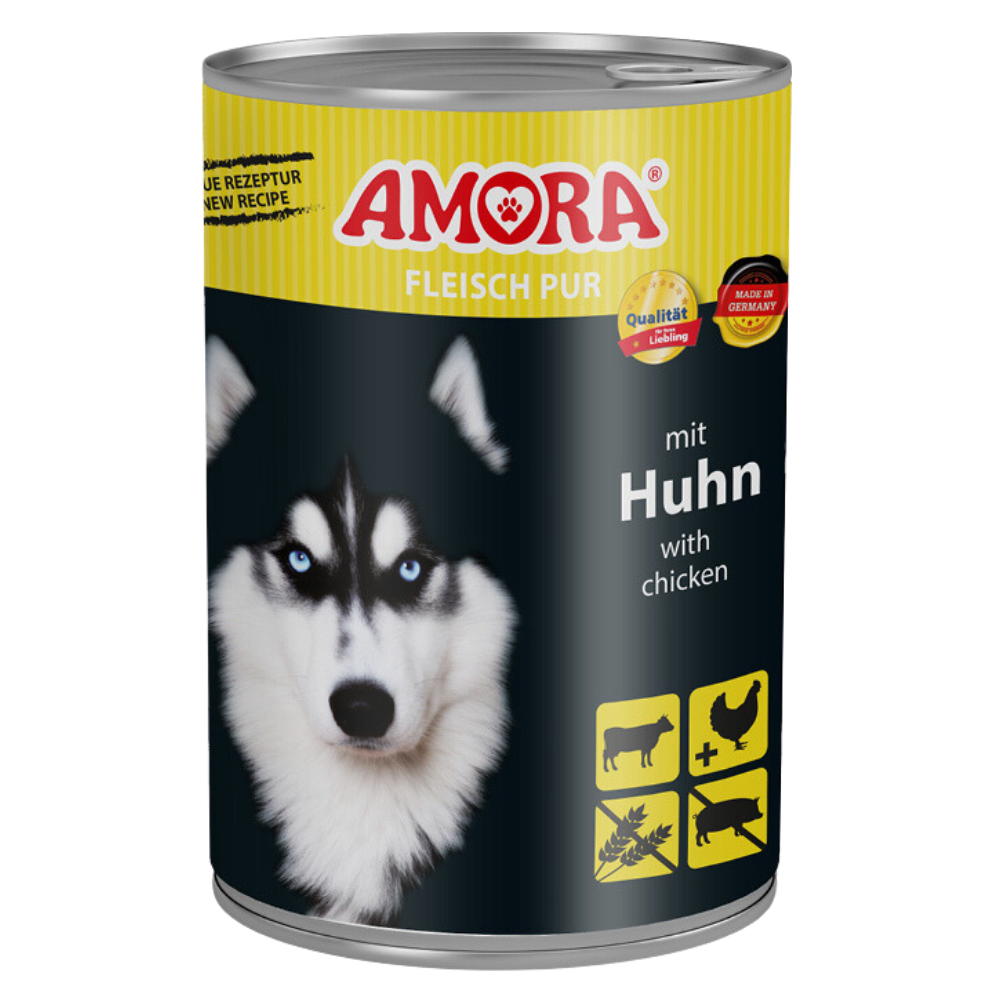 AMORA Dog Fleisch pur Adult mit Huhn