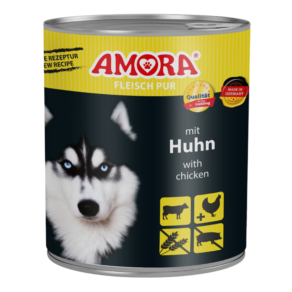 AMORA Dog Fleisch pur Adult mit Huhn