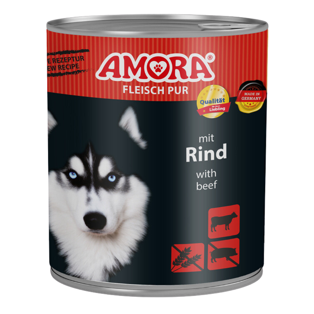 AMORA Hond puur volwassen vlees met rundvlees