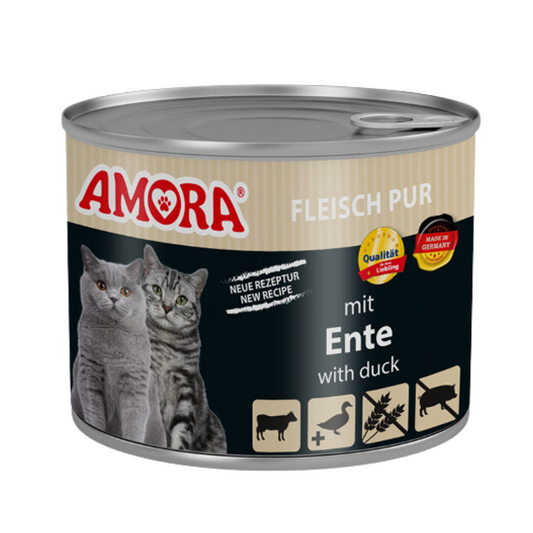AMORA Cat Fleisch pur Adult mit Ente